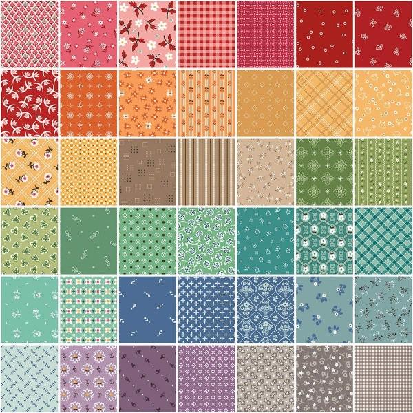 Bee Bundle by Lori Holt for Riley Blake, 10x10 squares-42