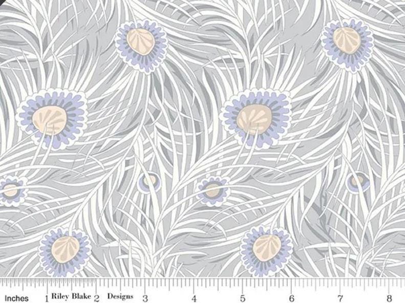 Wide Back Peacock Dance by Liberty - 3 yard cut