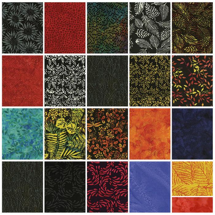 Fire Island - 42 piece 10in Stack Pack by Island Batik