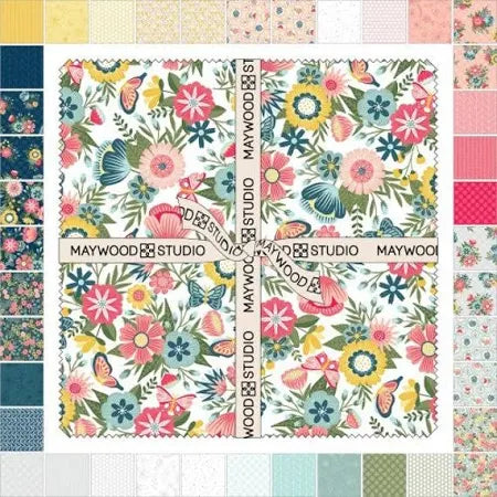 Vintage Flora from Maywood Studio- 42 pieces 10x10
